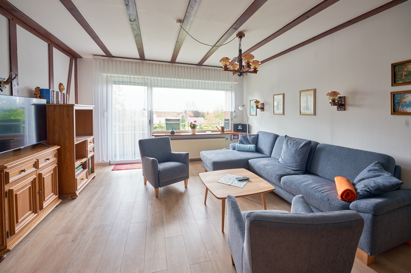 Wohnung 2, Wohnbereich, Ferienwohnung Harz